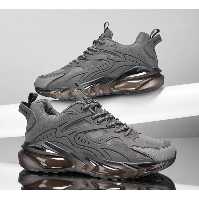 Men Shoes 2025 Casual Walk Air Cushion Marathon Breathable Lightweight Women's Comfortable Athletic Nonskid Sneakers