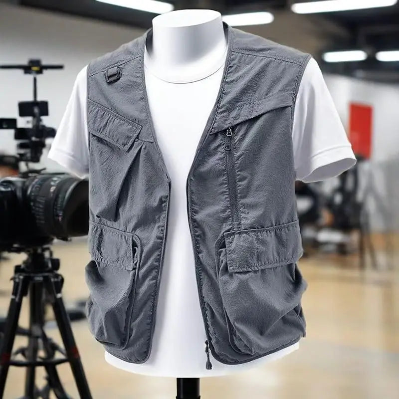 Breathable Quick-Dry New Pocket Men's Summer Vest