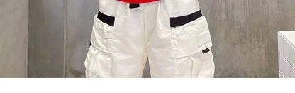 Boys Summer Set 2024 New Western Style Summer Children's Korean Loose Short Sleeved Workwear Two Piece Set Trendy