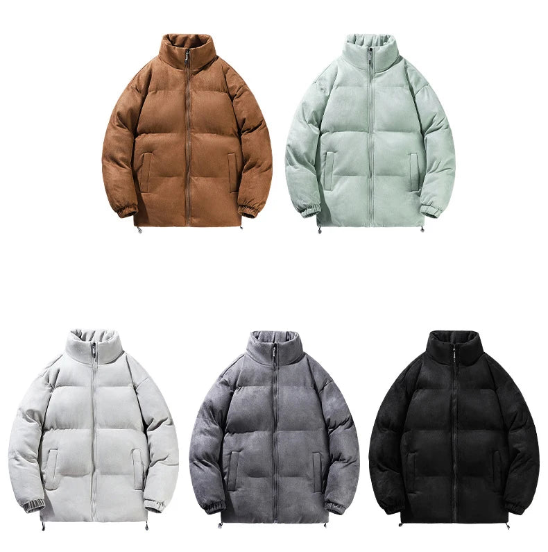 Men 2024 Winter Jacket Casual Thick Warm Windproof Outwear Fashion Hooded Down Parkas Coat