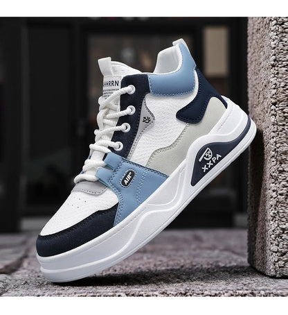 Men's Shoes - New 2025 Autumn/winter Style, Fashionable, Versatile, Casual, Trendy, Simple, Anti-slip, High-top Canvas Shoes