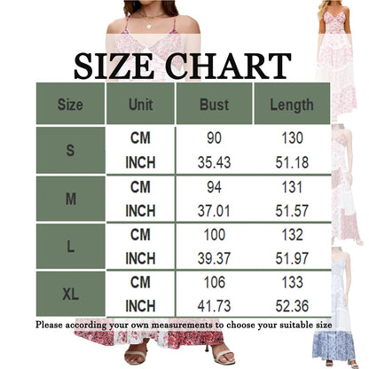 Women'S Spring/Summer Casual V-Neck Floral Printed Beach Midi Dresses Vestido Mujer Summer Dress Robe Femmes Dress Women