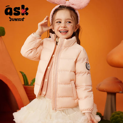 90 white duck down girls winter light fashion warm inside with down jacket