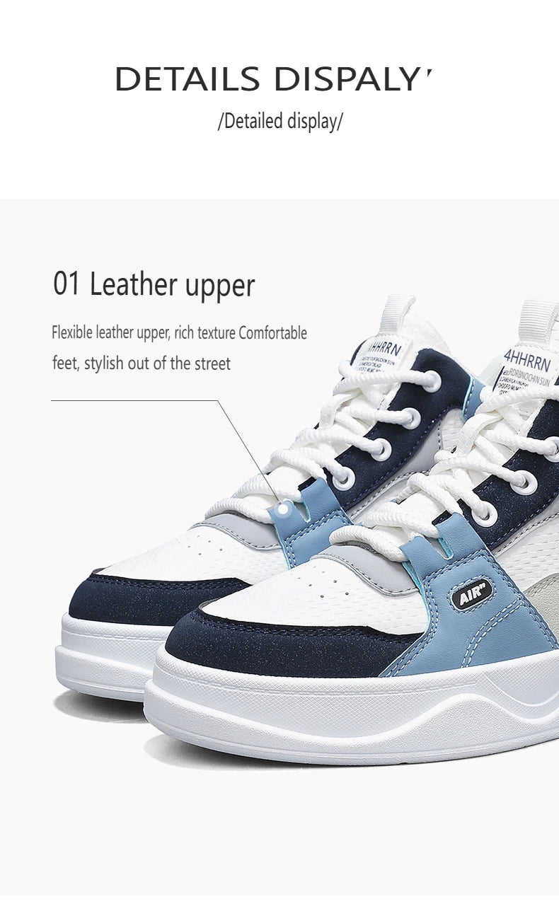 Men's Shoes - New 2025 Autumn/winter Style, Fashionable, Versatile, Casual, Trendy, Simple, Anti-slip, High-top Canvas Shoes