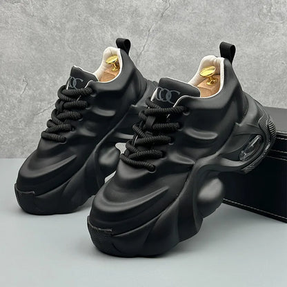 Men Shoes Designer Luxury Casual Sneakers Breathable Platform Shoes for Men Fashion Height Increasing Comfortable Non-slip Shoes