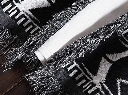 Knit Sweater Male Black Graphic Jacket Men's Clothing Coat No Hoodie Cardigan Tassel Sale V Order Designer Luxury Jumpers Casual