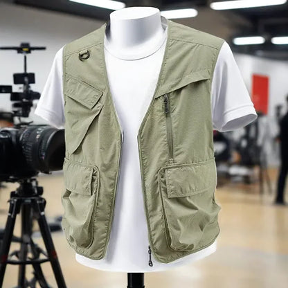 Breathable Quick-Dry New Pocket Men's Summer Vest