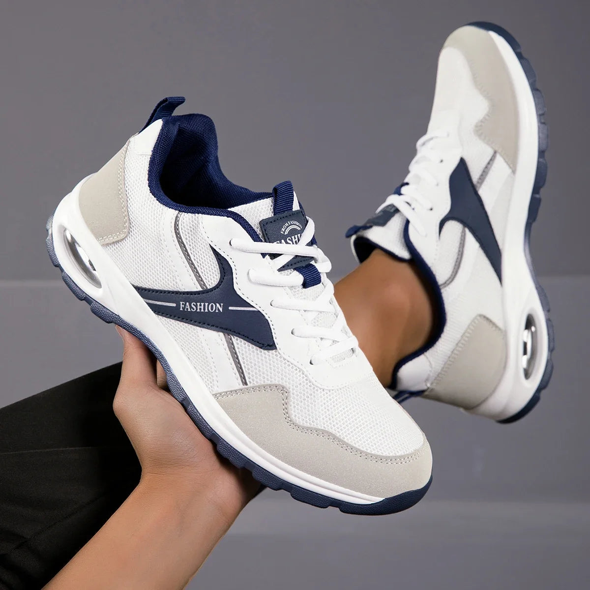 New Shoes for Men Spring Autumn Winter Lace Up Flat Sneakers Tennis Lightweight Comfortable Walking Shoes