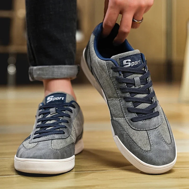 Men Shoes New 2025 Flats Walking Leather Casual Shoes Men Barefoot Wide-toed Shoes Wider Toe Casual Sneakes Large Size 47 48