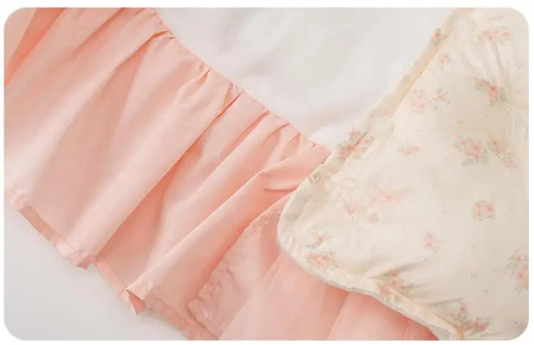 Girls Winter Jacket Clothes Hoodied Outerwear Coats for Baby Children Princess Floral Hooded Clothing Infant Outfits 1-4 Year