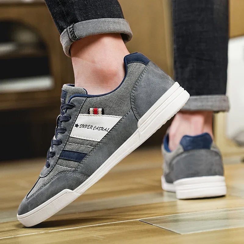 Men Shoes New 2025 Flats Walking Leather Casual Shoes Men Barefoot Wide-toed Shoes Wider Toe Casual Sneakes Large Size 47 48