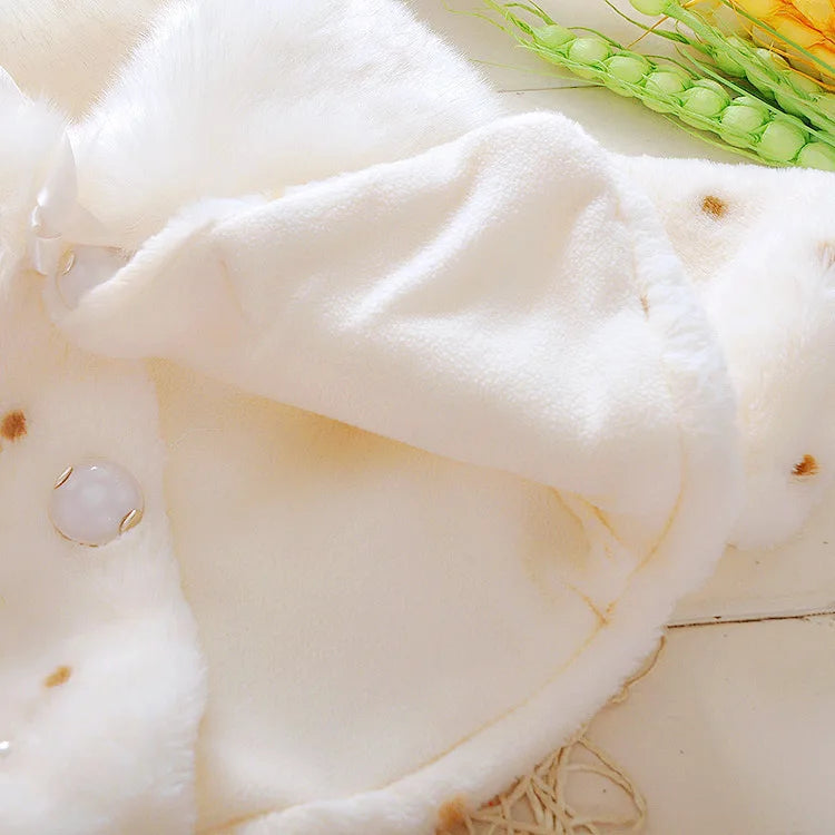 Winter New Girls' Thick Warm Cloak Coat Children's Clothing Baby Kids Cardigan Cotton Jacket Baby Girl Winter Clothes