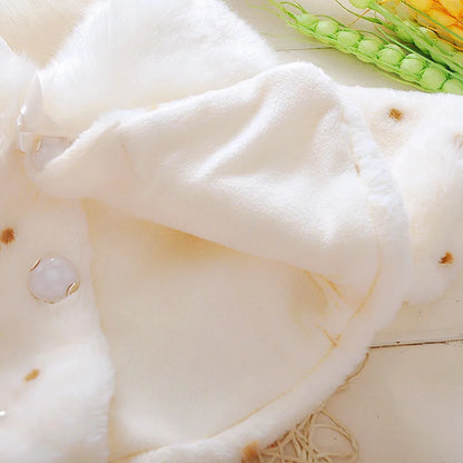 Winter New Girls' Thick Warm Cloak Coat Children's Clothing Baby Kids Cardigan Cotton Jacket Baby Girl Winter Clothes