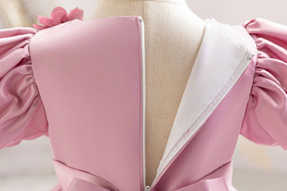 Elegant Party Dresses For Girls Sequined Flower Evening Princess Dress For Teens Children Birthday Formal Prom Performance Gown