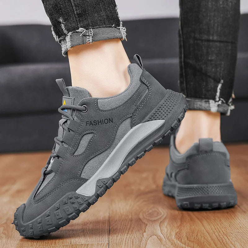 Men's casual sports shoes, soft sole with anti-slip properties, safety shoes for work in the outdoors, outdoor work and leisure