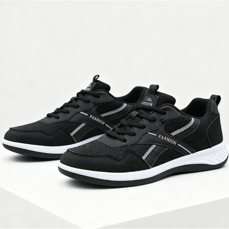 New Shoes for Men Spring Autumn Winter Lace Up Flat Sneakers Tennis Lightweight Comfortable Walking Shoes