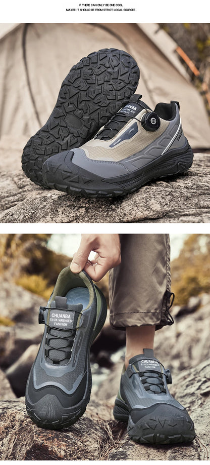 2025 New Men's Shoes Work Sports Shoes Fashionable Casual Shoes Comfortable Multi-functional Low Top Shoes Outdoor Hiking Shoes