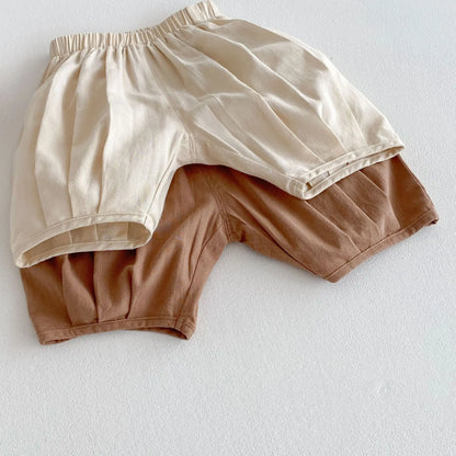 Boys' Fashion Summer Dress 2025 New Summer Children's Western Style Korean Edition Painting Shirt Baby Solid Color Casual Pants