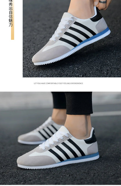 Men's Shoes Trend Casual Shoes for Men Breathable Flat Shoes Outdoor Fitness Free Sports Male Shoes Comfortable Vulcanized Shoes