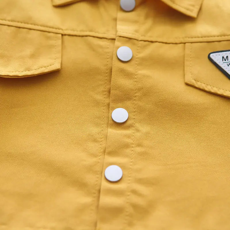 Summer Toddler Baby Boys Girls Short Sleeve Solid Jacket Clothes Set Solid Boys Girl Casual Shorts 2pcs Suit Cute Kids Outfits