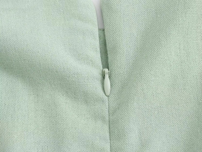 Summer Dress For Women 2024 Solid Waist Hollow Out O-Neck Sleeveless Slit Long Dresses Wild Casual Beach Woman Even Dress