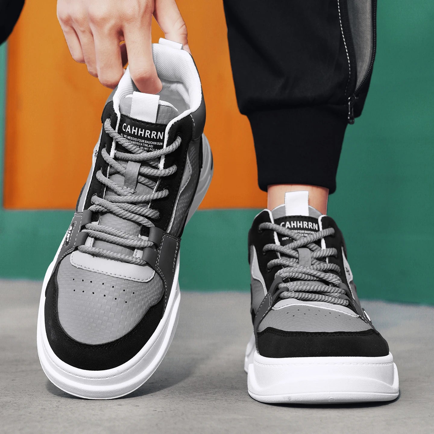 Men's Shoes - New 2025 Autumn/winter Style, Fashionable, Versatile, Casual, Trendy, Simple, Anti-slip, High-top Canvas Shoes