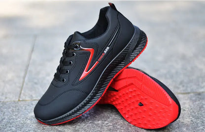 Men's shoes for autumn and winter are waterproof, versatile, anti-slip, sports and casual shoes, and men's low-top running shoes