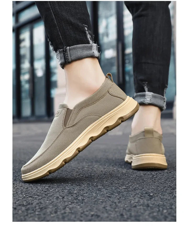 Shoes for men, 2025 autumn new single shoes, British style bean shoes, dad shoes, one foot casual shoes