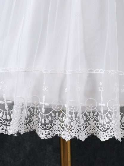 Girls' Stylish Summer Dress Princess Dress Flower Girl Dress New Mesh Dress