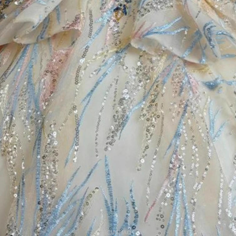 Girls Summer Party Dress Puffy PrincessFlower Pageant Host Formal Gown Girl Outfit Piano Recital Performance Birthday Wedding