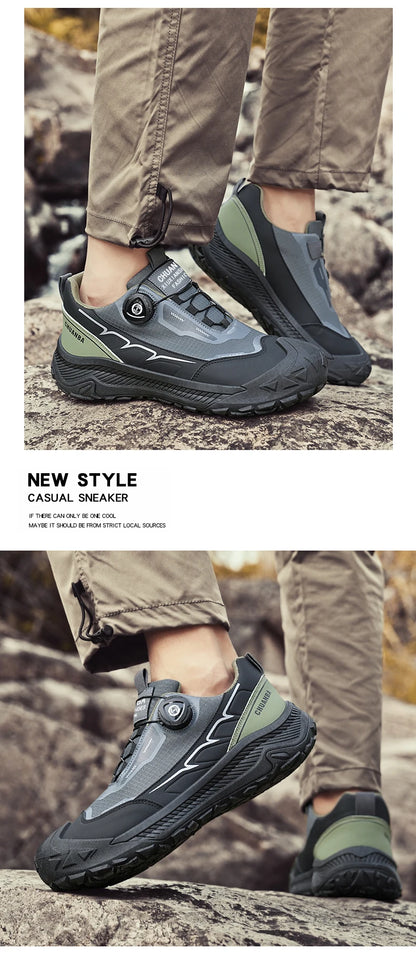2025 New Men's Shoes Work Sports Shoes Fashionable Casual Shoes Comfortable Multi-functional Low Top Shoes Outdoor Hiking Shoes