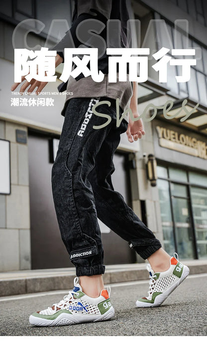 Shoes For Men Mesh Sneakers Summer Casual Breathable Sports Outdoor Hiking Tennis Running Designer Luxury Platform Loafers