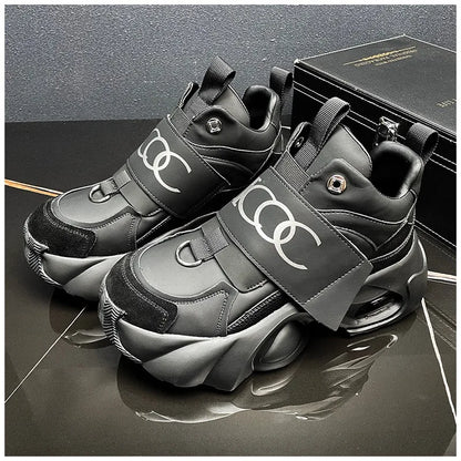 Men's Thick Soled Sports Shoes Fashionable and Versatile Trendy Street Style Men's Casual Shoes