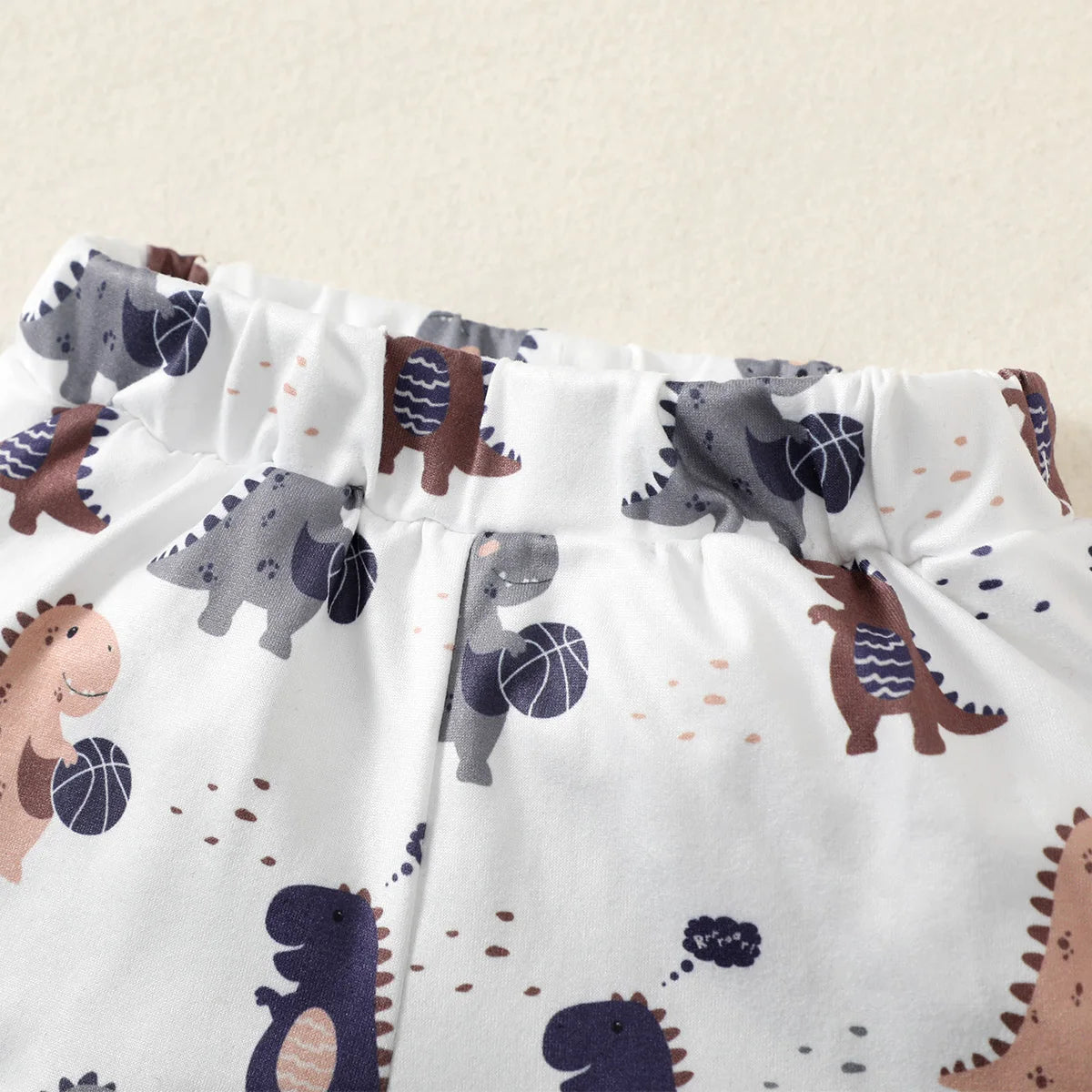 Summer 0-1 Year Olds Cool Boy Outfits Dinosaur Short Sleeve Tops Pants 2pcs Summer Tracksuit Fashion Clothing