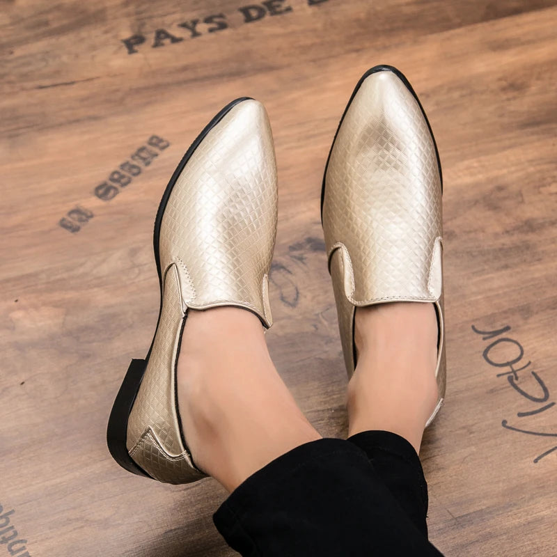 Shoes for men shoes leather shoes business dress shoes all-match casual shock-absorbing wear-resistant footwear large size