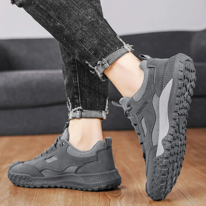 Men's casual sports shoes, soft sole with anti-slip properties, safety shoes for work in the outdoors, outdoor work and leisure