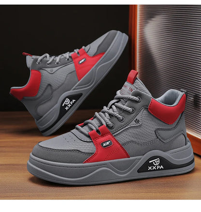 Men's Shoes - New 2025 Autumn/winter Style, Fashionable, Versatile, Casual, Trendy, Simple, Anti-slip, High-top Canvas Shoes