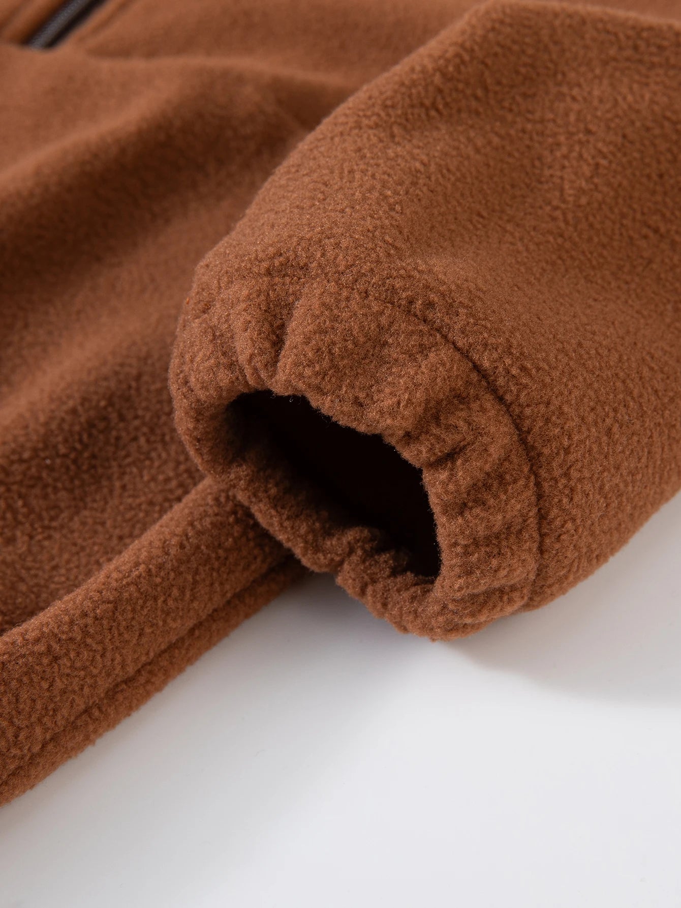 Girls Winter Casual Outfit Solid Color Fleece Thickened Hoodie Pants Clothes Set Half-Zip Children Sweater Sets