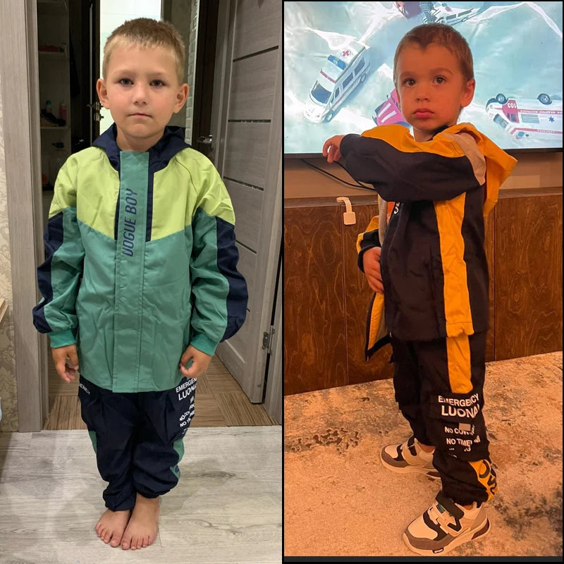 Boys Clothes Winter Baby Boy Set Clothes Korean Style Baby Clothes Coat Baby Boy Sets Kid Children's Clothing From 2 To 7 Years