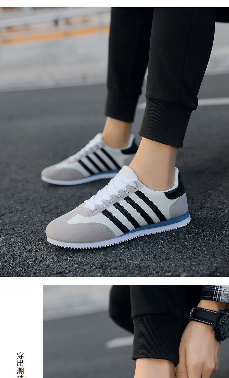 Men's Shoes Trend Casual Shoes for Men Breathable Flat Shoes Outdoor Fitness Free Sports Male Shoes Comfortable Vulcanized Shoes