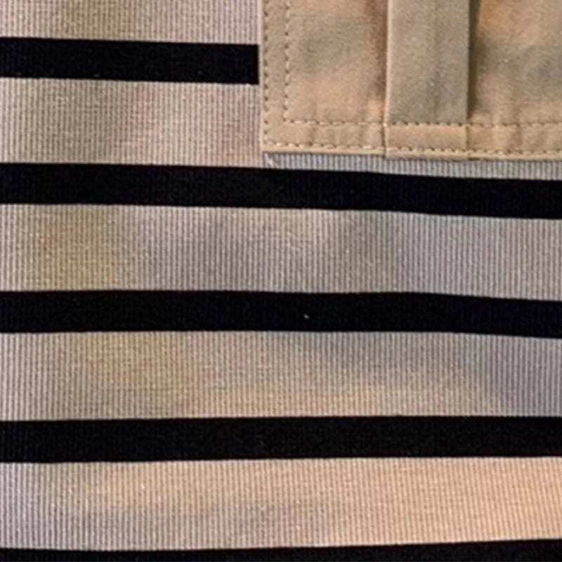 0-5 years old Boys' summer outfit set Summer short sleeved shorts New children's striped baby two-piece set