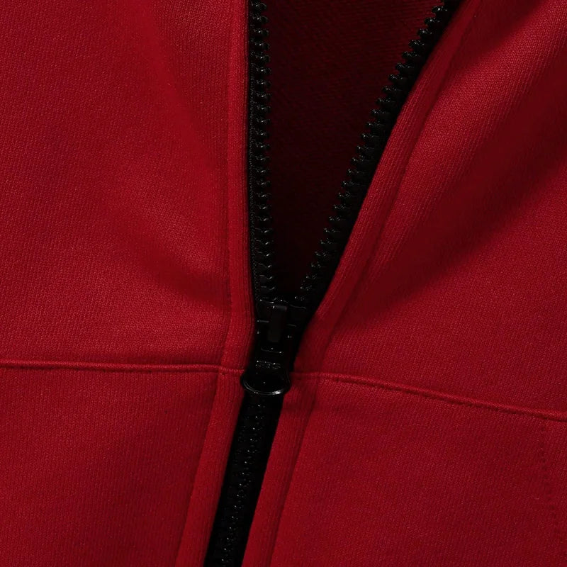 Autumn And Winter Boys Cute Cold And Warm Block Color Hooded Zipper Hoodie Coat Daily Leisure Birthday Party Clothing Clothing