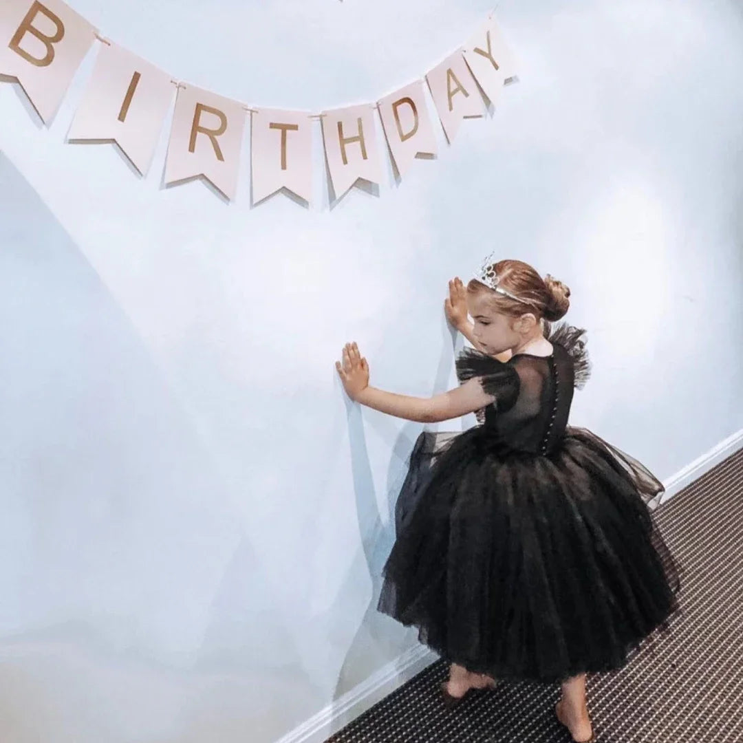 Girls Summer Dress Fashion Bow Birthday Party Princess Dresses Clothing Children Outfits Vestidos LT