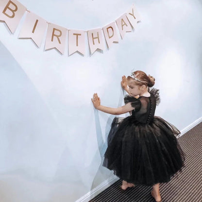 Girls Summer Dress Fashion Bow Birthday Party Princess Dresses Clothing Children Outfits Vestidos LT