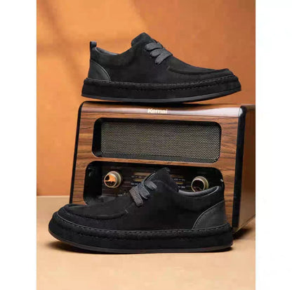 Men's Shoes Are Fashionable Brown Casual Shoes Made of Durable Suede Material Comfortable Walking Shoes Suitable for Daily Wear