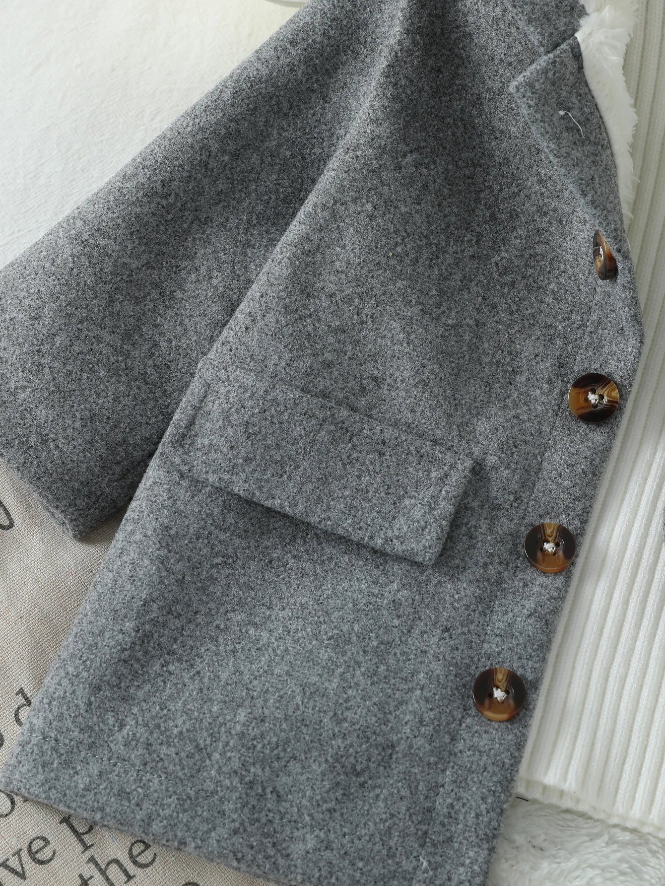 2025 Fashion Baby Boys Solid Warm Winter Coat Fleece hooded coats Kids elegant wear Clothes overcoats For 1-3Y Streetwaer