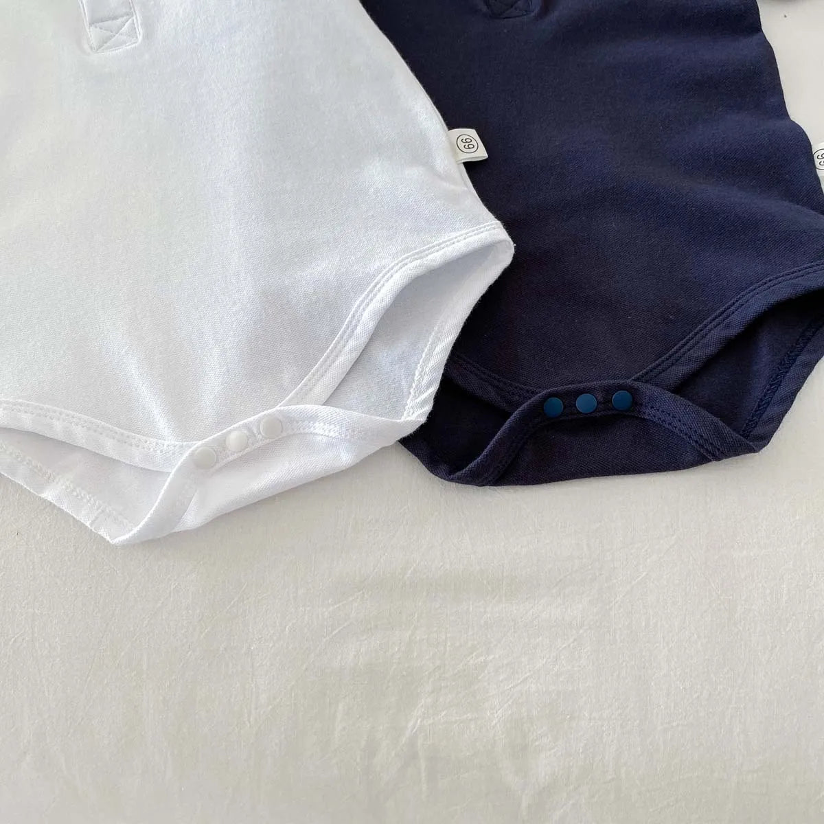 Summer Baby Boys Jumpsuit Cotton Newborn Romper Toddler Infant One-Pieces Onesies Solid Color Clothes for Boy Korean Kids Outfit