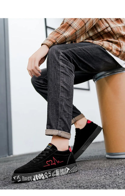 High-quality Fashion Shoes for Men Casual Flat Comfortable Men's Shoes Light Breathable Outdoor Walking Shoes Zapatillas Hombre