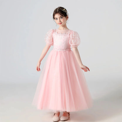 Baby Girls Party Dresses Elegant Kids Wedding Prom Gown Flower Girl Children Birthday Ceremony Princess Dress For Girl Clothes