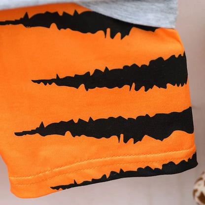 Summer Children Clothes Set Suits Boys Short Sleeve Cartoon T-shirt+Shorts 2 Pieces Set Kids Fashion Tracksuits